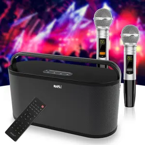 Karaoke Machine for Adults and Kids, Portable Bluetooth 2 Wireless Karaoke Microphone, PA Speaker System for Family Party, Picnic, Car, Outdoor/Indoor