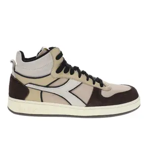 diadora Mens Magic Basket Demi Treated Lace Up Sneakers Shoes Casual - Beige