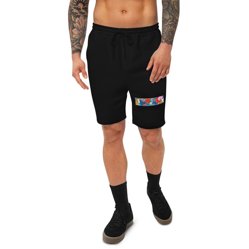Acossi sunbeam men shorts Casual Cotton Low Waist Black Menswear Pocket Soft