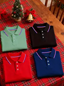 Men's 4 Pack Fashion Casual Short Sleeve Polo Shirts, Summer Indoor Outdoor Leisure, Comfortable Breathable, Gift for Men, Golf Tennis Sports