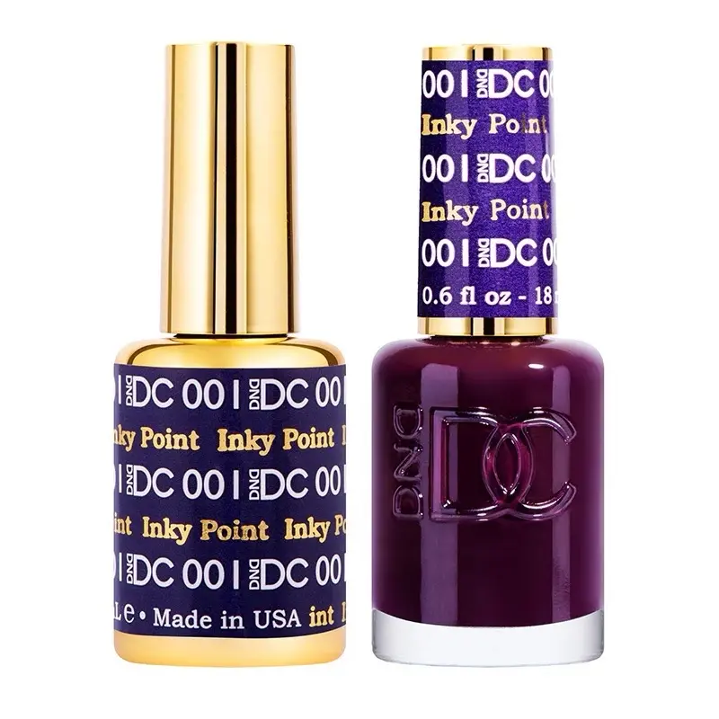 DND DC 001 Inky Point Gel and Lacquer Duo nail care nail art