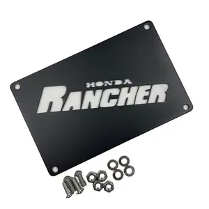 Honda Rancher warning label delete plate