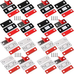 Ultra-Thin Invisible Magnetic Door Stopper, Hardware, Dual Magnet Drawer Holder, Ideal for Kitchen Closet Wardrobe Doors