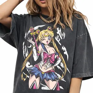 Sailor Moon Graphic Tee | Retro Anime 90s Magical Girl Shirt