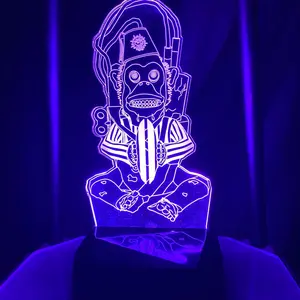 Zombies Monkey nightlight