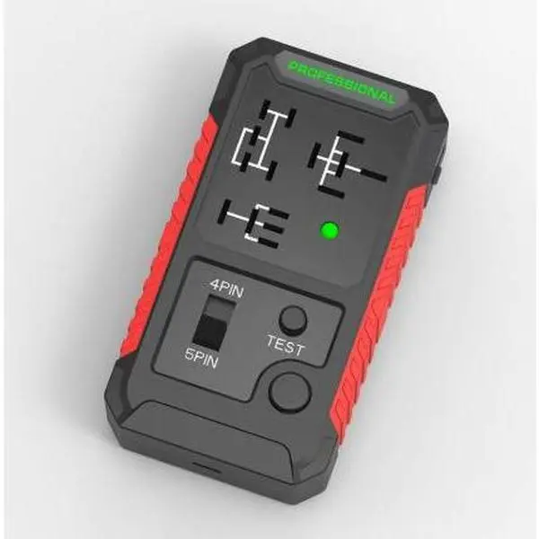 Universal 12V LED Indicator Light - Car Battery & Relay Voltage Tester, Checker for Vehicles, Essential Car Accessory