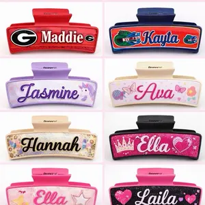 Custom Hair Clips - ONE-OF-A-KIND Personalized Hair Clips with Unique Designs and Names for Girls and Women