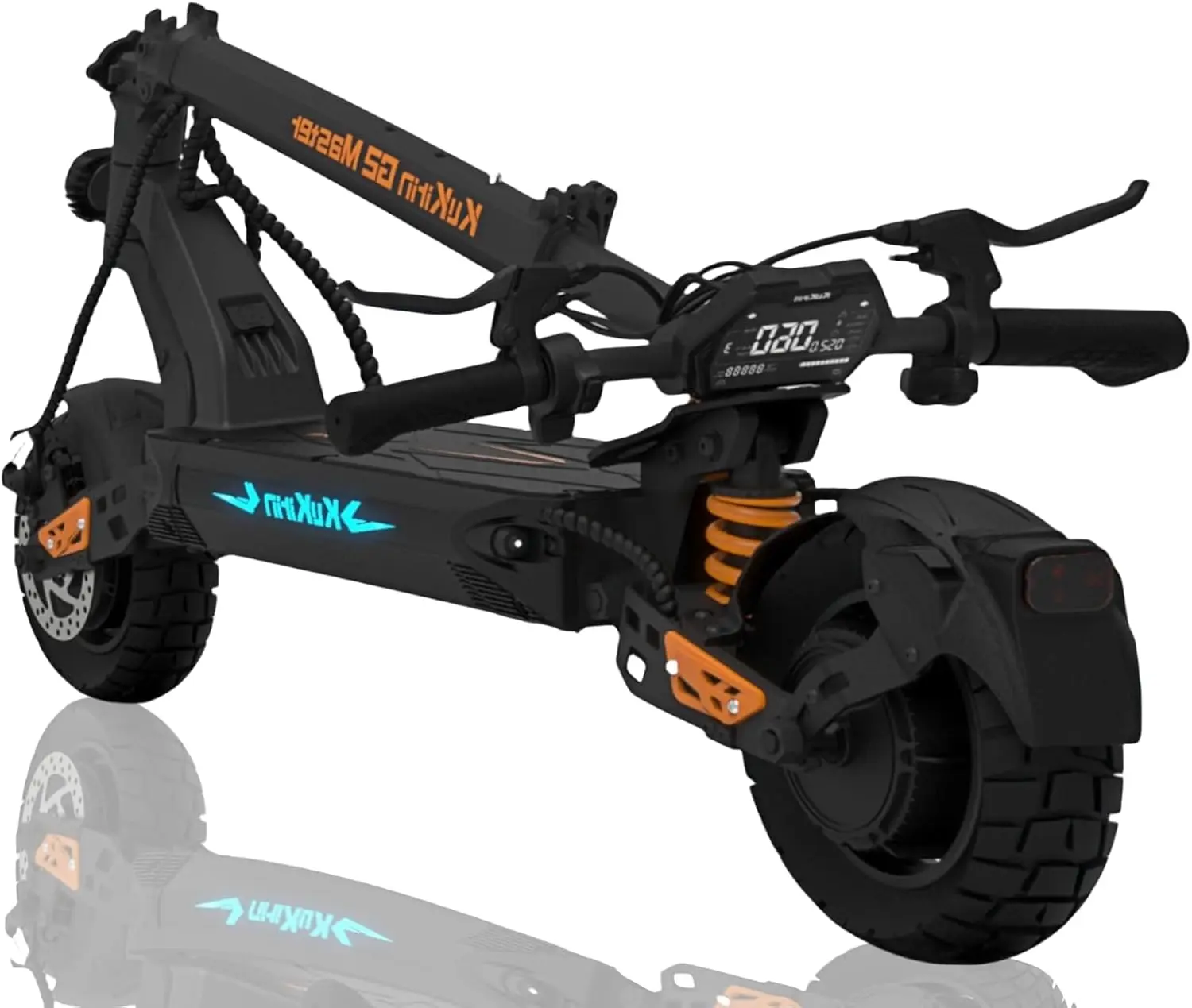 KUKIRIN G2 Master Adult Folding Electric Scooter - 1081WH Power, Dual 1000W Motors, Quadruple Shock Absorption, 43 mi Range, 10'' Off-Road Puncture-Proof Solid Tires, 40 MPH Max Speed, Commuting Outdoor Sports Scooter electric scooter mobility scooter