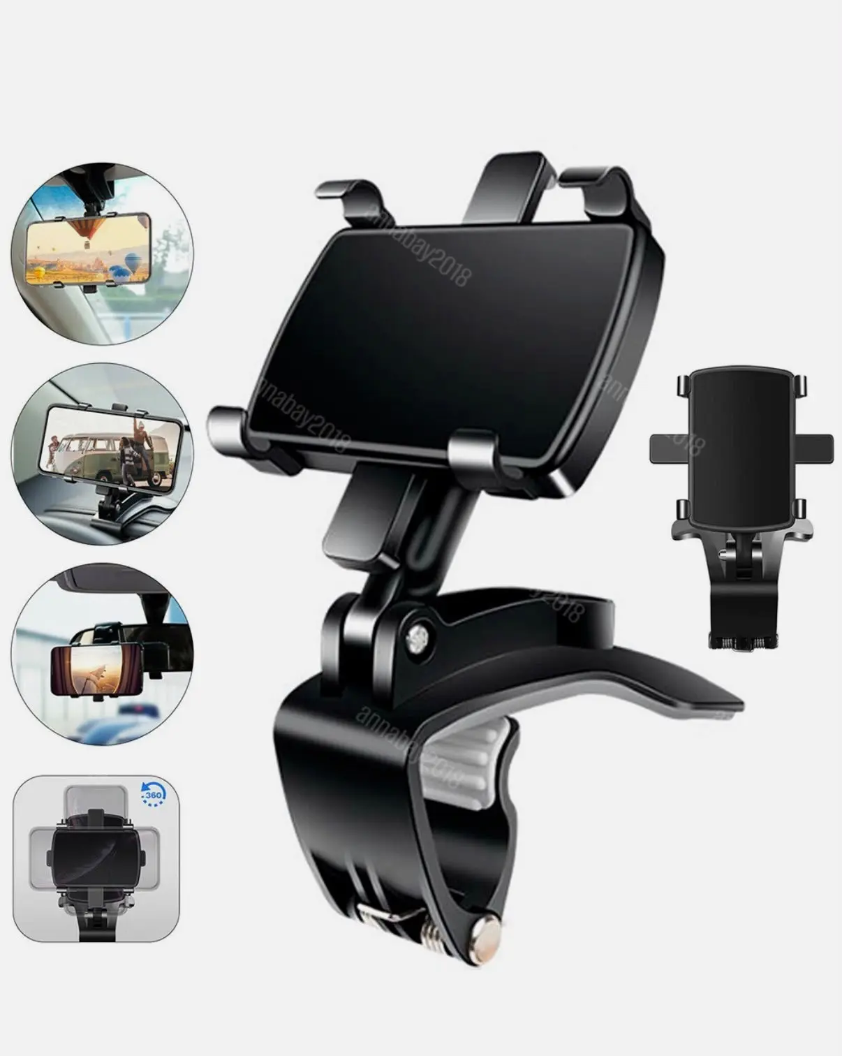 Universal Car Dashboard Mount Holder Stand Clamp Cradle Clip for Cell Phone