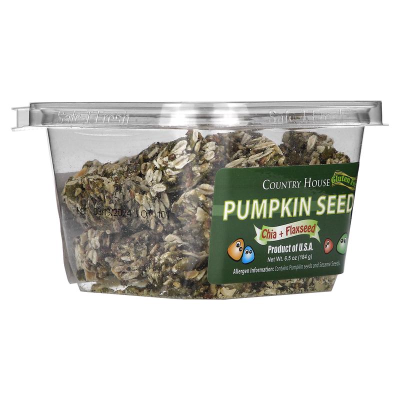 Country House Pumpkin Seed, Chia + Flaxseed, 6.5 oz (184 g)