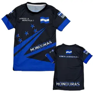 Playera Honduras Soccer Jersey – Blue & Black Honduras T-Shirt, Unisex Casual Tee for Men & Women