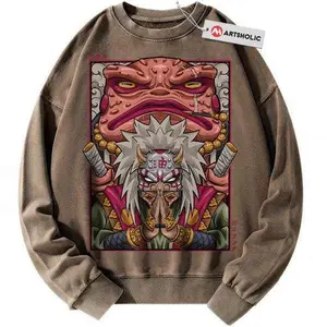 Jiraiya Sweatshirt, Naruto Sweatshirt, Anime Sweatshirt, Vintage Sweater Tshirt Sweatshirt