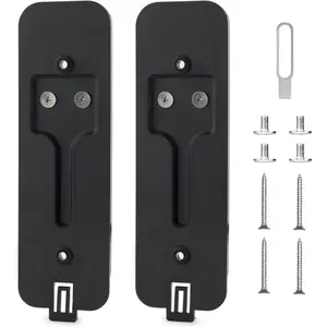 Black Backplate for Blink Video Doorbell Back Plate Replacement Part with Hooks Accessory