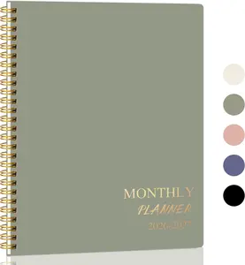 2026-2027 Monthly Planner - 2 Year Monthly Planner 2026-2027, Hard Cardboard Cover, Jan 2026 - Dec 2027, 7.5" x 10", 2 Year Calendar with 24 Month, Twin-wire Binding, Note Pages