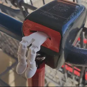 Funny Shopping Cart Lock Plug | Dangling Legs Cart Prank | 3D Printed Gag Accessories