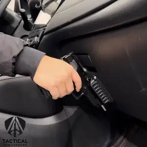 Gun Magnet Bracket Quick Draw Gun Magnetic Pistol Holster Hidden Car Applicable to multiple scenarios Adjustable