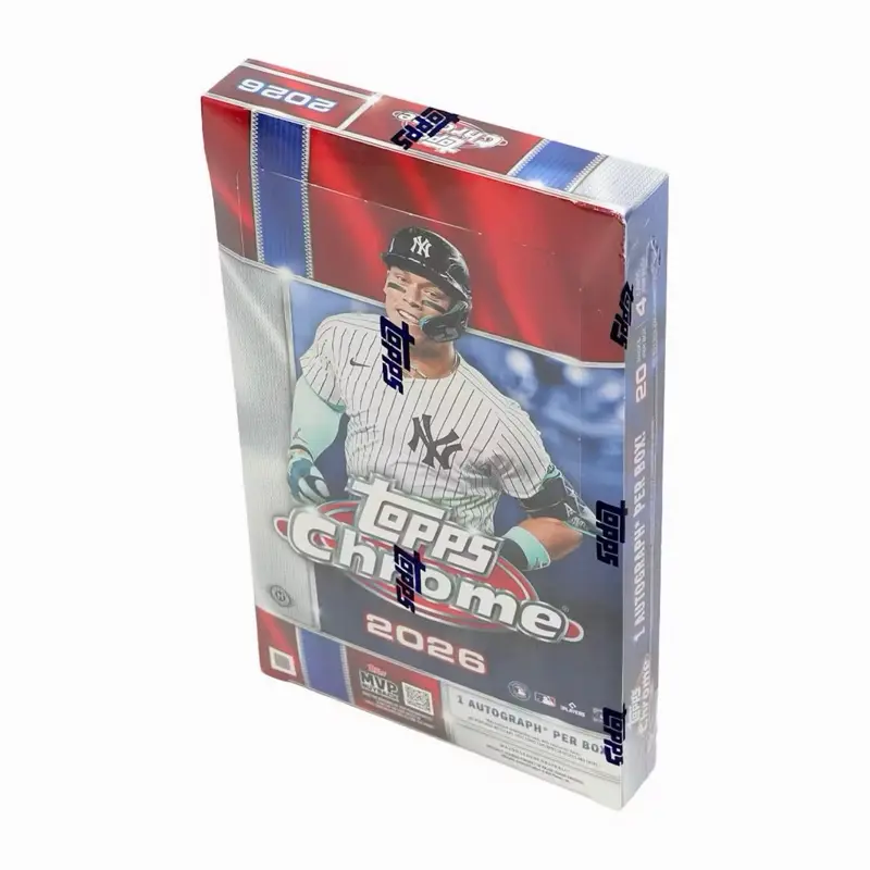 2026 Topps Chrome Baseball Hobby Box Trading Cards