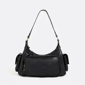 【NEW IN】Five Season Home 2026 retro American high-end techwear biker bag with multiple pockets—stylish shoulder, crossbody, and hobo bag