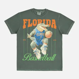 Florida Basketball Shirt, Vintage Florida Gators Alligator Dunk Tee, Unisex Fit for College Basketball Fans, Perfect Gift for Gators Supporters & NCAA Lovers