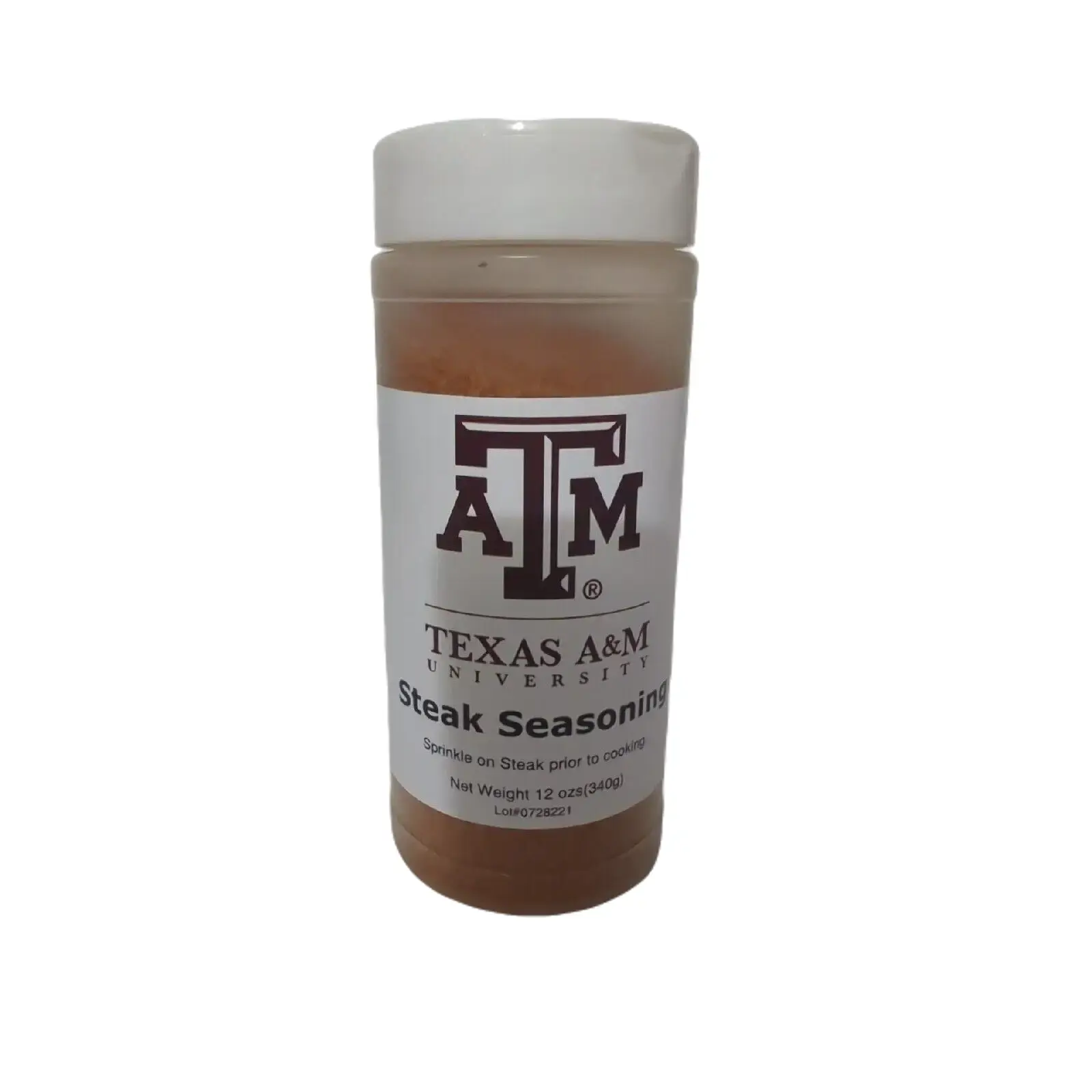 Texas A&M University Steak Seasoning 12 Ounce Shaker Flavor Spice