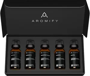 Aromify Hotel Diffuser Oil Gift Set - Aroma Diffuser Fragrance Set with Cabana My Way Baccarat Rouge Santal Dream On for Luxurious Home Ambiance