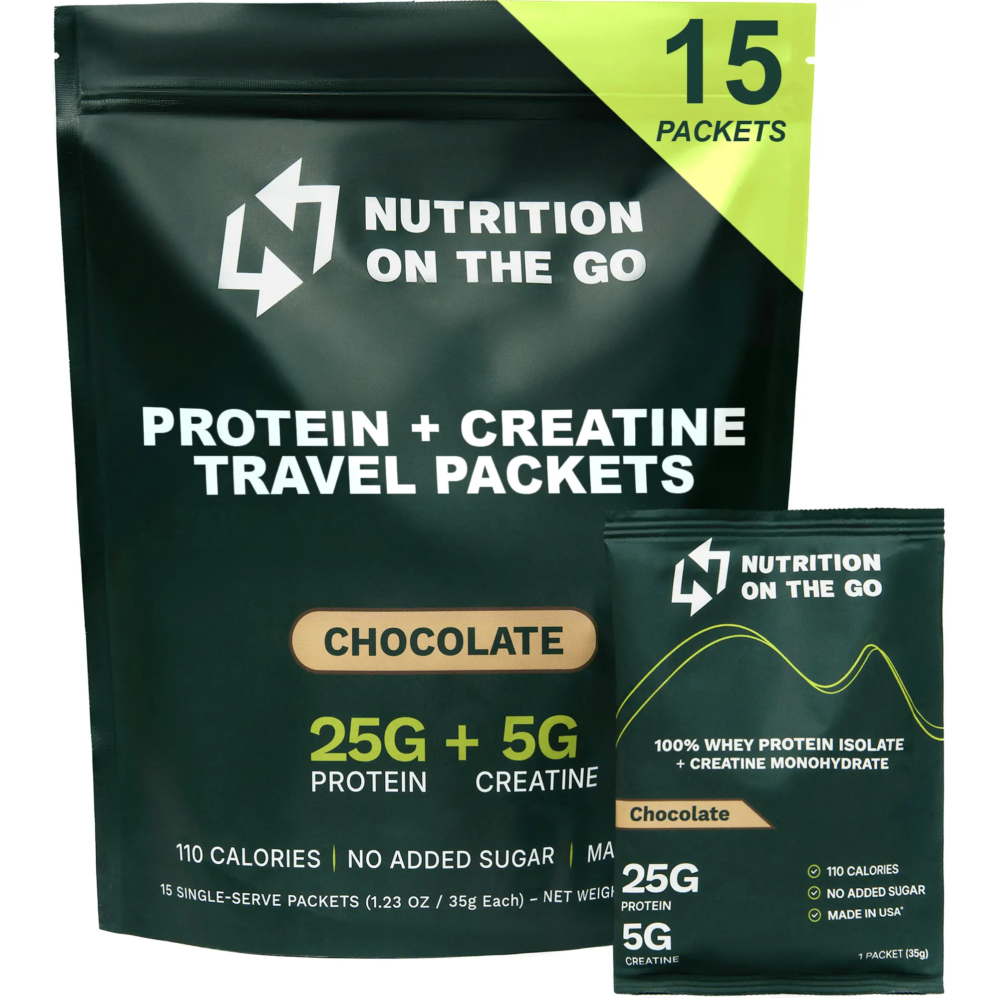 Protein Example Packets Whey Protein Isolate Packets with Creatine – 25g Protein + 5g Creatine ...