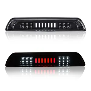 Black LED 3rd Brake Light Cargo Lamp Waterproof Bright LED Easy Install Fast Response Fits 07-18 Toyota Tundra Rear Automotive Decorative Light