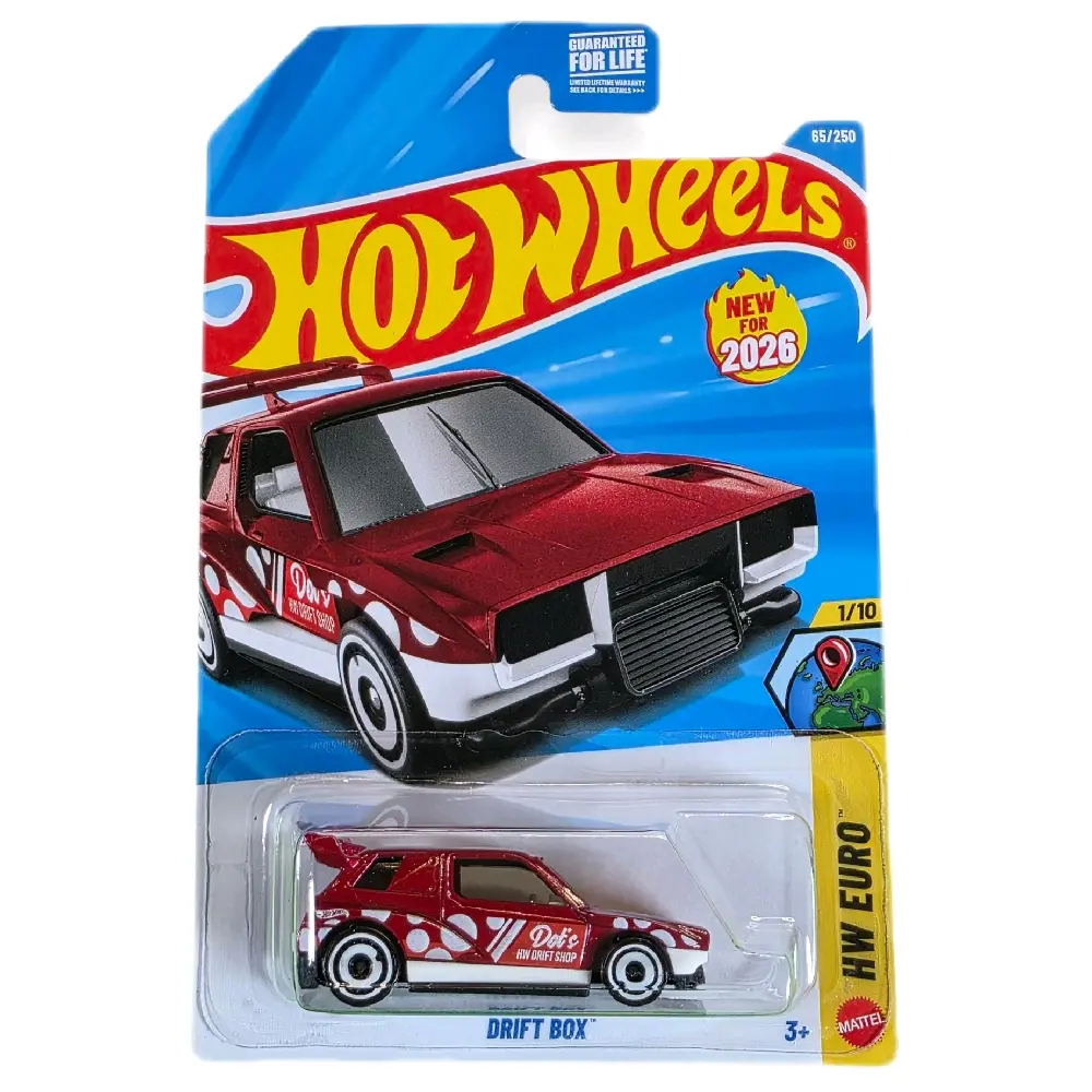 Hot Wheels "Drift Box" – 2026 New Release (HW Euro 1/10)