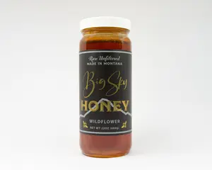 (Case of 12) Big Sky Wildflower Honey 22oz