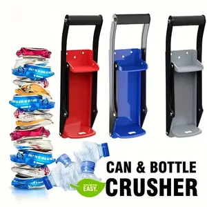 Metal Can Grinder 16 oz-Wall Mount Aluminum Can Grinder for Recycling-Coke and Can Grinder with Free Standing Mount Type and Rivet