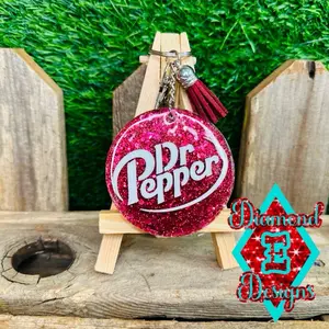 2.5” Dr Pepper Keychain