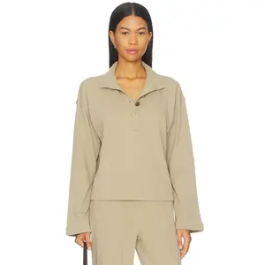 Nation Los Angeles Franz Sweatshirt in Vintage Khaki