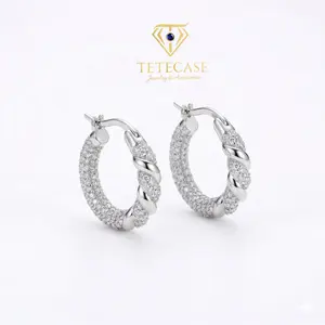 TETECASE 18K Real Gold Plated Tarnish-Free Huggie Hoops — Special Water-Resistant Hypoallergenic Premium Cubic Zirconia Jewelry, Perfect for Mother’s Day and Valentine’s Day Gifts