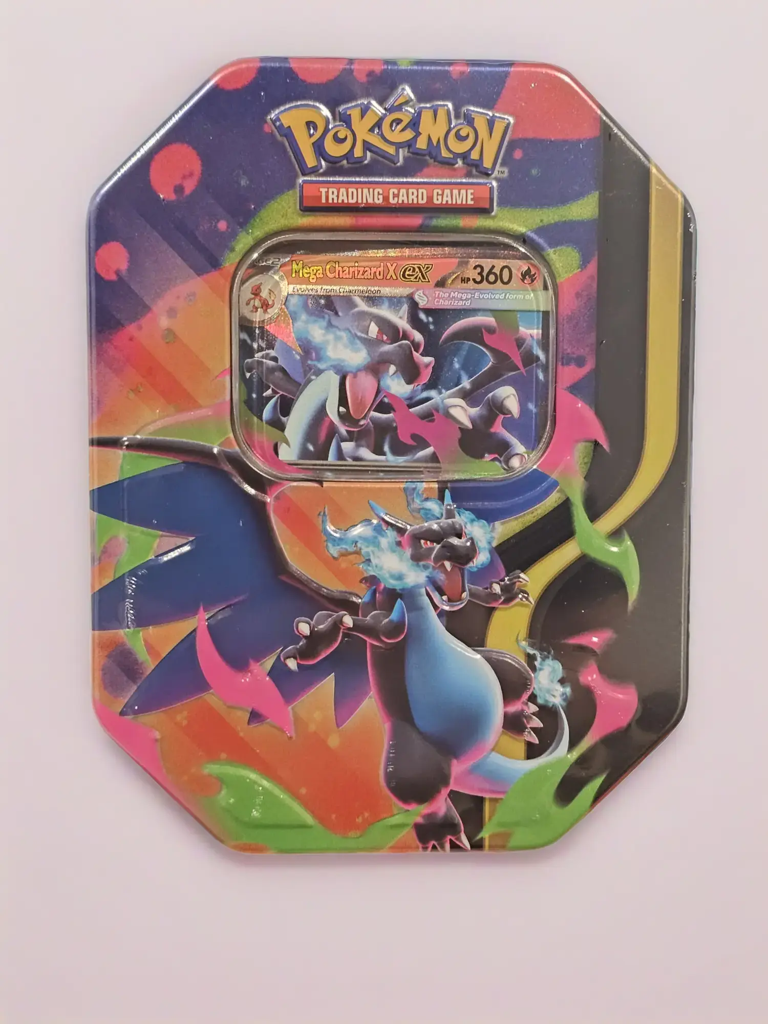 Pokemon Mega Charizard X ex Tin