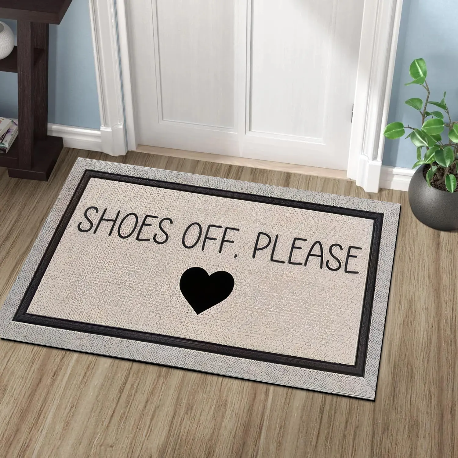1 Count Diatomite Entrance Doormat, Front Door Mat, Indoor Door Mat, Area Rug, Creative and Cozy  Kitchen Carpet, Bathroom Mat, Home decoration suitable for the entrance door, kitchen entrance, bedroom entrance, and bathroom entrance, Decorative Rug