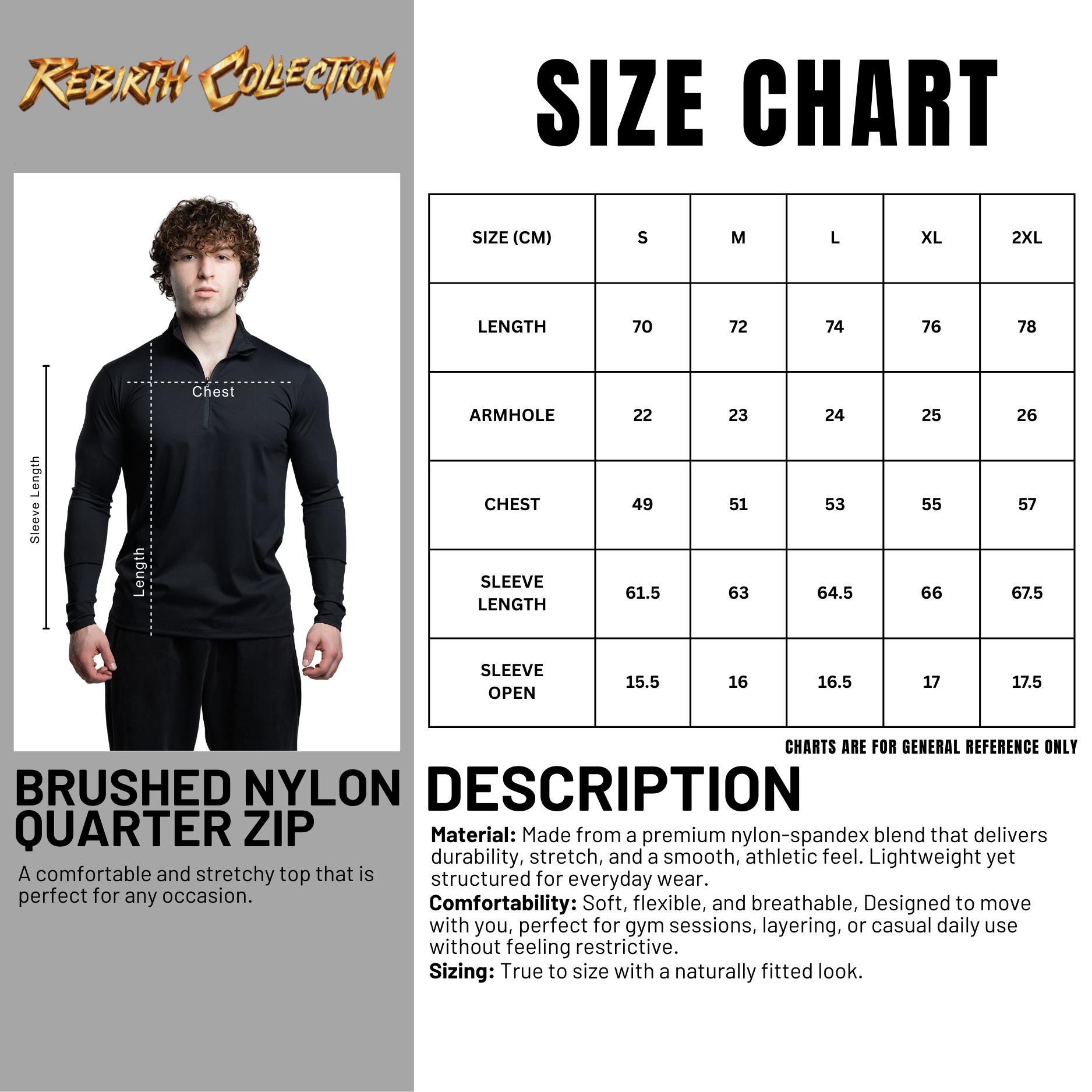 Ekko Brushed Nylon Quarter Zip-up