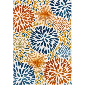 Monique Floral Indoor/Outdoor Area Rug