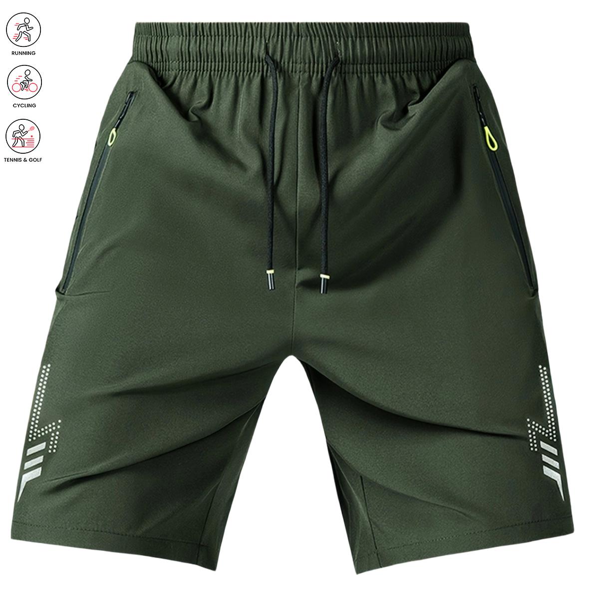 Lightweight   - Elastic Waist with Adjustable Drawstring, Side Pockets,  Fabric for Basketball, Running, Beach & Outdoor Sports - Athletic , Workout Gear, Regular Fit, Comfortable Fit, Gym Enthusiasts Quick-Dry Shorts Set men's summer Casual Breathable