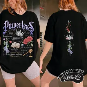 Powerless Bookish Comfort Colors T-Shirt For Fan, Fearless Fan Shirt, Gift For Bookworms Shirt, Kai Azer I Love You Shirt