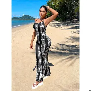 Tie bitter sexy on the floor with leg camie jumpsuit