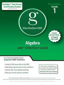USED-Algebra GRE Preparation Guide, 1st Edition (Manhattan Gre Prep) by - Manhattan GRE (Paperback)