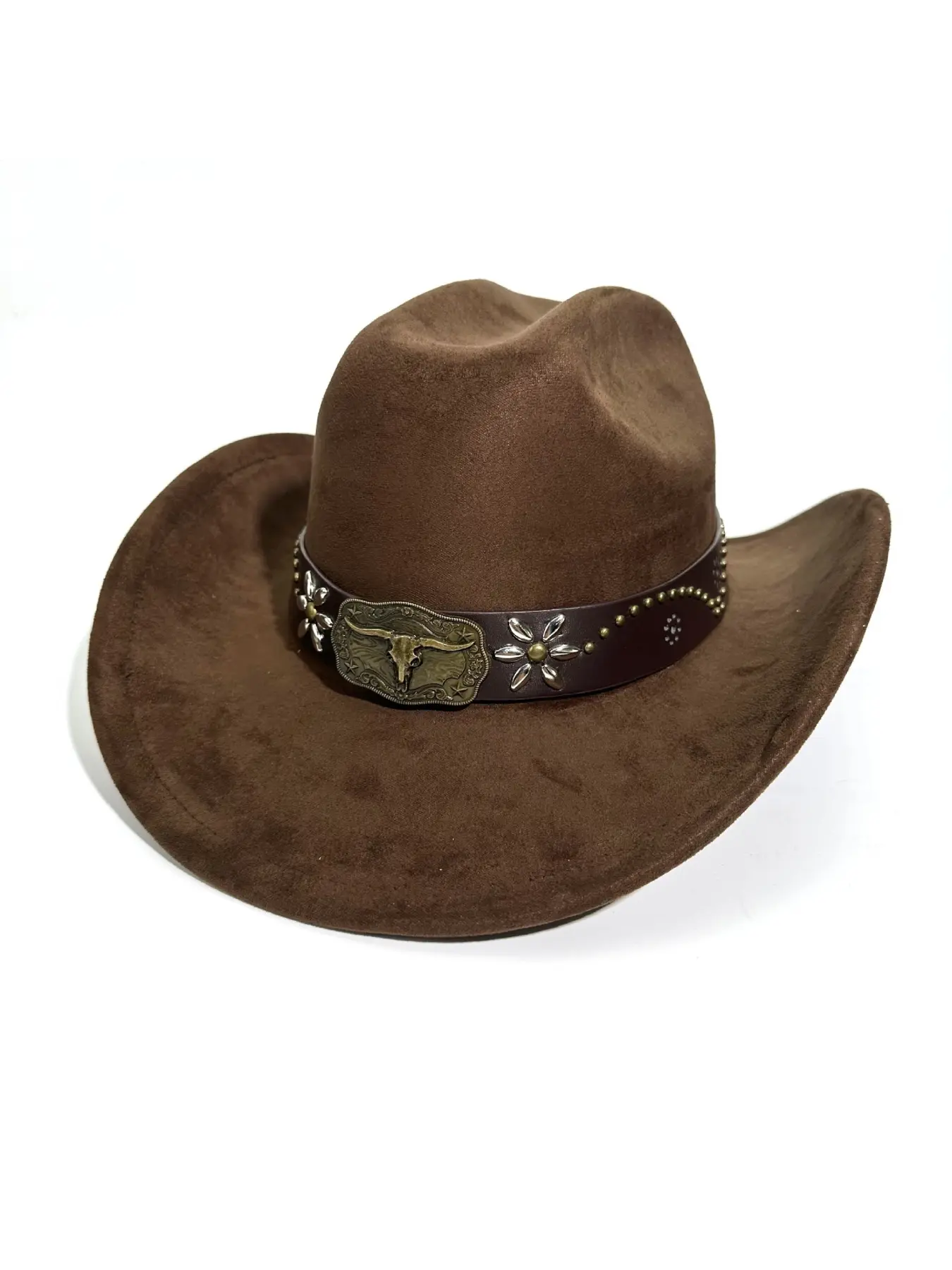 New men's and women's European and American style western cowboy hat, ethnic style jazz hat, suede wide-brimmed fedora, knight hat, Casual Hat, High Quality Hat