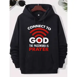Men's faith and prayer, connecting to God through prayer Graphic Hoodie - Long Sleeve Pullover Regular Fit | Soft & Breathable Fabric, Durable Print, Everyday Comfort, Machine Washable, minimalist and spiritual with a modern graphic design casual indoor