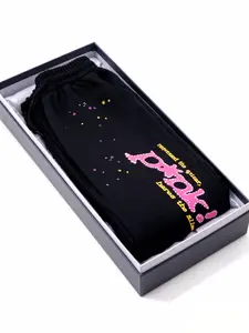 Y2k Retro Joggers pants for Men, Hip Hop Inspired Graphic Sweatpants, Loose Fit Breathable Casual Trousers, Colorful Splatter & Rhinestone Print Detail, Elastic Waist Closure, Street Style, Daily Loungewear & Outdoor Active Pants