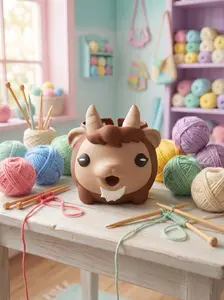 Goat Yarn Holder