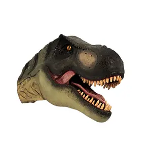 T-Rex Dinosaur Head Small Wall Decor Statue
