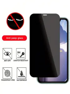 9H Hardness Privacy Screen Protector With Tempered Glass For IPhone14/14Plus/14Pro/14Pro Max,IPhone13/13Mini/13Pro/13Pro Max,IPhone12/12Mini/12Pro/12Pro Max,IPhone11/11Pro/11Pro Max,IPhoneX/XS/XS Max,IPhone 8/8Plus/7/7Plus