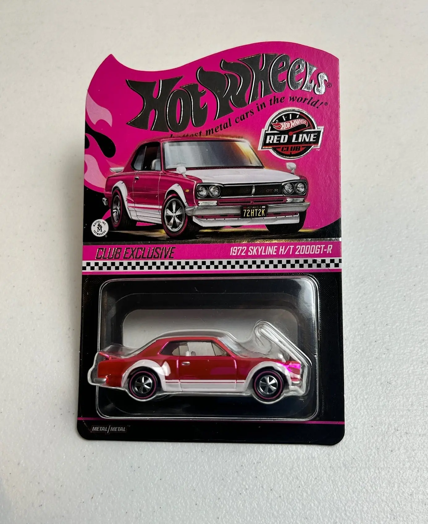 Hot Wheels 1:64 RLC Club Exclusive - 1972 Skylne H/T 2000GT-R - Pink