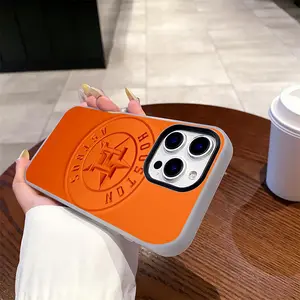 Houston Astros Phone Case For iPhone 17/16/15/14/13/12 Pro Max Plus. It's stylish, Protective, durable, shockproof, scratch-resistant, and fits perfectly.