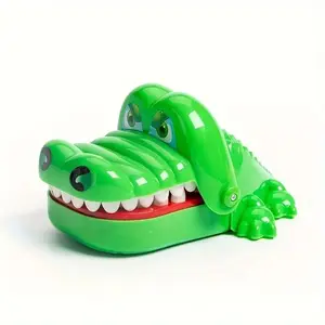 Toy Crocodile Game Prank Toy Interactive Fun Portable Tooth Pull Partner Kids Gag Gift for Ages 3+, Party Favors Birthday Christmas Holidays Gifts